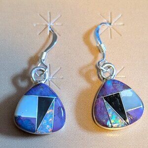 🍬 Sterling Silver Hershey’s Kiss Earrings – Hook Style